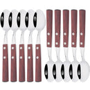 Axyaa Stainless Steel Silverware Set - 4/6/10Pcs Dinner Spoons Cutlery Kitchen Dinnerware