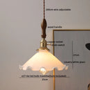 Axyaa Nordic LED Pendant Lamp Ceramic Copper Hanging Light Fixtures