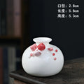 Axyaa Ceramic Mini Flower Pot Vase for Hydroponics & Aromatherapy Décor