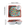 Axyaa Ceramic Dumpling Plate Set