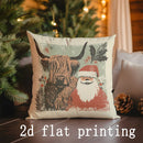 Axyaa Christmas Animal Pattern Pillow Cover - Sofa Bedroom Car Cushion Cover