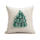 Axyaa Embroidered Snowflake Throw Pillowcase for Sofa Decor