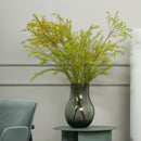 Grey Gourd Glass Vase for Pieris Japonica Home Decor by Axyaa