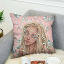 Axyaa Decorative Art Cushion Covers for Sofa & Home Decor, 45x45 Throw Pillows