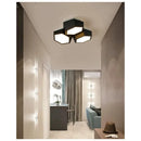 Axyaa Geometric Honeycomb LED Ceiling Light - Modern Nordic Design for Home Decoration