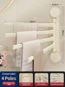 Axyaa Rotating Towel Rack | Bathroom & Kitchen Shelf Towel Rod
