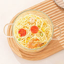 Axyaa Glass Soup Pot with Lid, High Temp Resistant, Induction Kitchen Pan