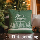 Axyaa Christmas Pine Tree Pattern Pillow Cover for Sofa Bedroom Car