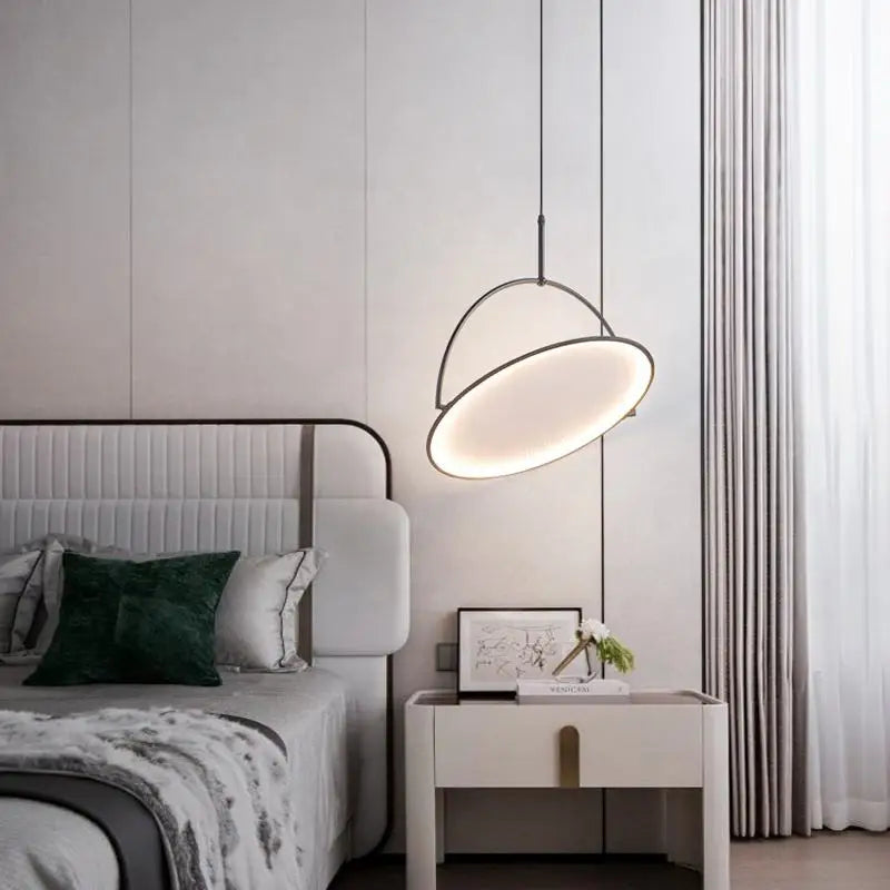 Axyaa Minimalist LED Pendant Light for Dining Room Kitchen Bar Home Decor