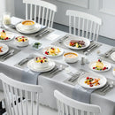 Axyaa 18/36-Piece Ceramic Porcelain Dinnerware Set for 6/12