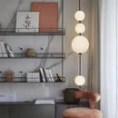 Axyaa Glass LED Magic Bean Chandelier for Modern Spaces