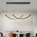 Axyaa LED Crystal Chandelier Ceiling Lamp for Living Room Lighting