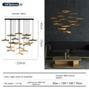 Axyaa Retro Wood Staircase Island Pendant Light