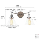 Axyaa Vintage Industrial Wall Light with Pull Chain Switch