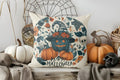 Axyaa Cute Ghosts Campfire Halloween Pillow Cover