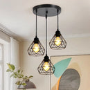 Axyaa Black Retro Industrial Pendant Light for Kitchen, Restaurant, Bar Counter
