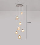 Luxurious Axyaa LED Ceiling Chandelier for Modern Bedroom and Dining Room Lighting