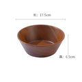 Axyaa Wood Grain Soup Bowl: Japanese Style, Large Capacity Rice Bowl