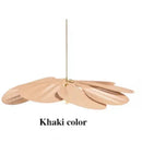 Axyaa Petal Pendant Light: Colorful Chandelier for Dining, Living Room, Bedroom