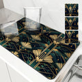 Axyaa Geometric Figures Absorbent Drying Mat