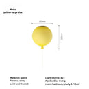 Axyaa Cartoon Balloon Ceiling Lamp for Kids Room, Kindergarten Children's Rope Pull Switch Light