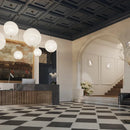 Axyaa Designer Moon Pendant Chandeliers: High-End LED Lighting for Elegant Living Spaces