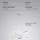 Axyaa LED Chandelier: Modern Dimmable Lighting for Home, Hotel, Living Room