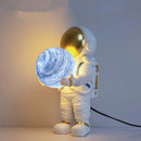 Axyaa Astronaut Moon Lamp Children's Room Bedside Wall Light Decor