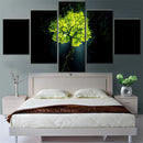 Axyaa Nature Jungle Tree Dark Aesthetic Wall Art Poster Set for Home Decor