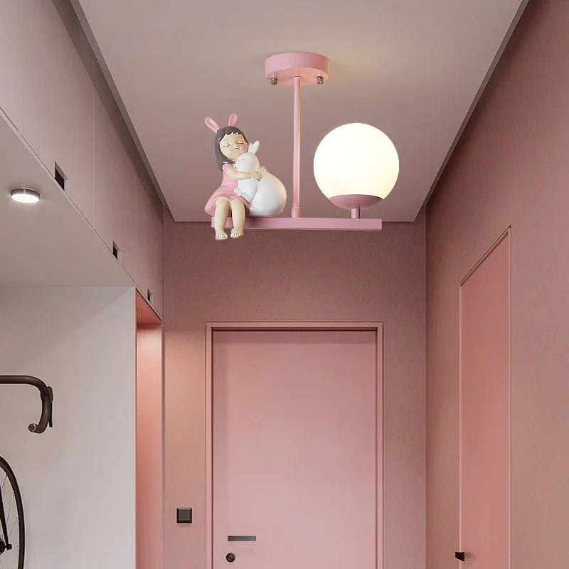 Axyaa Kids Room Ceiling Lamp - Creative Cartoon Led Lights
