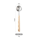 Axyaa Stainless Steel Measuring Cups & Spoons with Wooden Handle