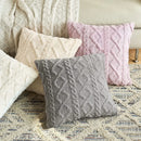 Axyaa Plush Fleece Cushion Cover for Cozy Living Room Decor