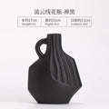 Axyaa Ceramic Vase: Elegant Water Line Flower Container for Home Decor