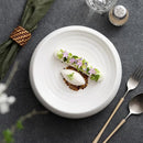 Axyaa Ceramic Insulation Plate for Snacks, Sushi, and Desserts