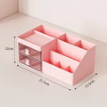 Axyaa Makeup & Jewelry Organizer: Plastic Desktop Storage Box for Cosmetics & Stationery