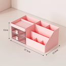 Axyaa Makeup & Jewelry Organizer: Plastic Desktop Storage Box for Cosmetics & Stationery