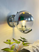 Axyaa Modern Designer Silvery Wall Lamp for Hotel Restaurant Art Deco Decor