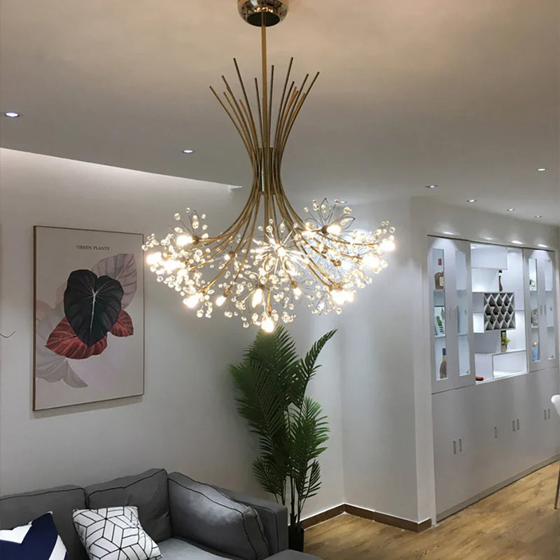 Axyaa Dandelion Chandelier: Modern Nordic Style for Bedroom and Living Room