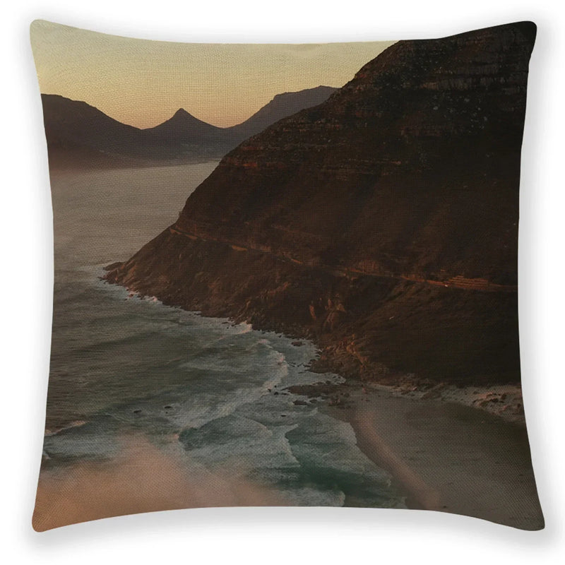 Axyaa Scenery Abstract Pillowcase - Customizable Decoration