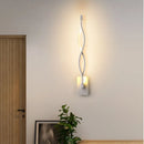 Axya Wave Design LED Wall Lamp - 16W Iron Sconce for Home Decor