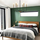 Axya Retro Chandelier: Modern LED Living Room Lighting Fixtures