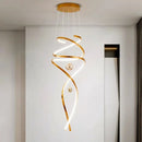Axyaa Modern Luxury Chandelier Pendant Lamp for Living and Dining Room