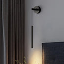Axyaa Copper LED Wall Lamp Black | Height Adjustable | Warm Atmosphere Sconces for Bedside