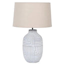 Axyaa Sand Energy-saving Ceramic Desk Lamp: Elegant LED Decoration for Living Room