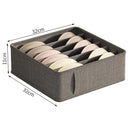 Axyaa Foldable Underwear Storage Box Drawer Organiser