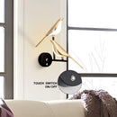 Axyaa Magpie Bird Wall Light - 360° Rotatable Touch Switch LED Wall Sconce