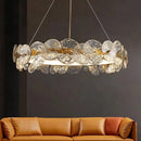 Axyaa Luxury Crystal Chandelier Pendant Light for Living Room, Hotel, Villa, Master Bedroom