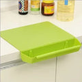 Axyaa Kitchen Cutting Board Set with Storage Tank - Durable Plastic Fruit Cutting Board