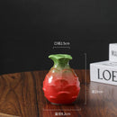 Axyaa Pitaya Ceramic Vase Hydroponic Desktop Small Mouth Vase Artistic Flower Vessel