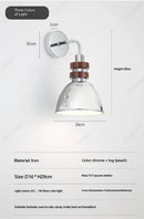 Axyaa European Retro LED Wall Lamp for Home Decor with E27 Socket